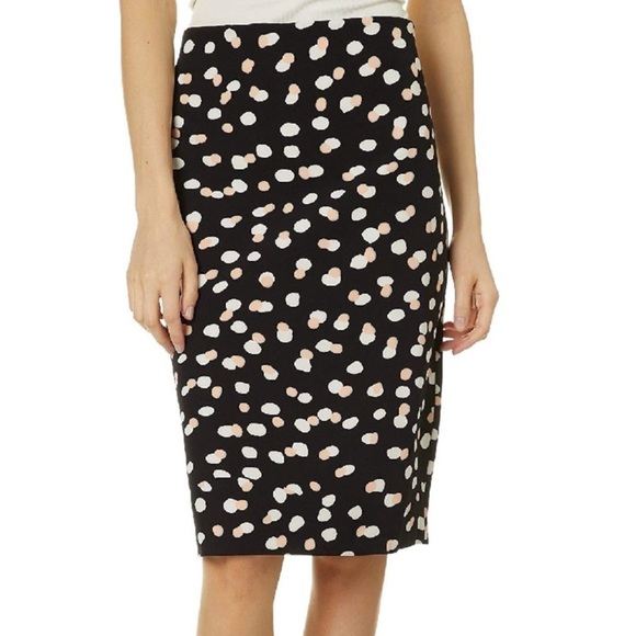 Philosophy Work Wear Office Polka Dot Pencil Skirt - Picture 1 of 8